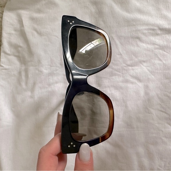 CELINE, Womans sunglasses, Dark Navy (almost appears black) and fades to brown - Picture 7 of 10